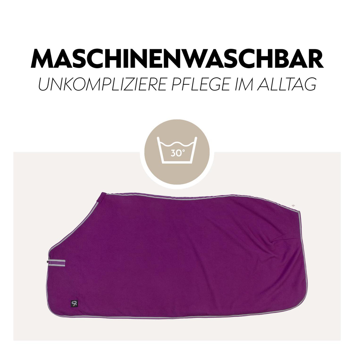 Fleece Abschwitzdecke "Color Drop"
