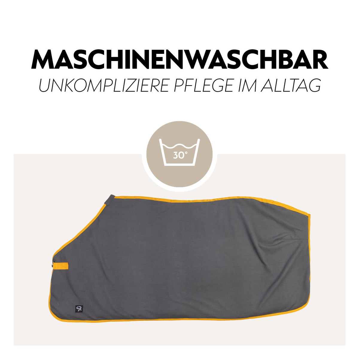 Fleece Abschwitzdecke "Color Drop"