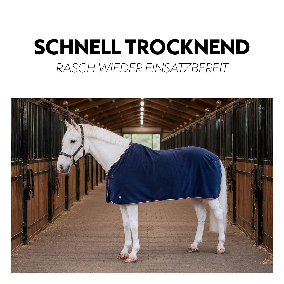 Fleece Abschwitzdecke "Color Drop"