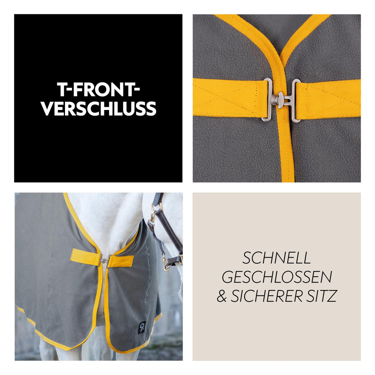 Fleece Abschwitzdecke "Color Drop"