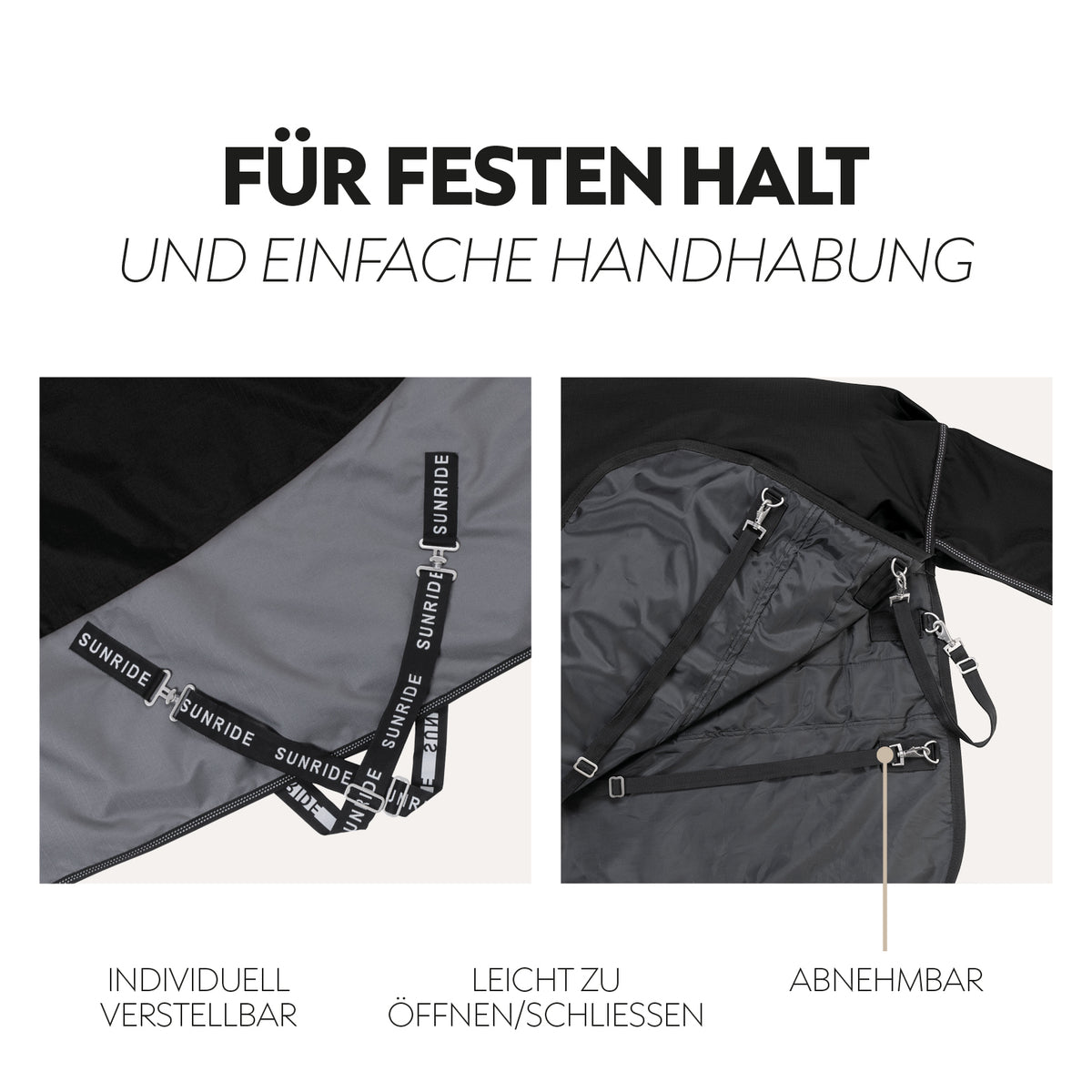 Winterdecke 100g mit Unterdecke 150g "Stockholm-System"