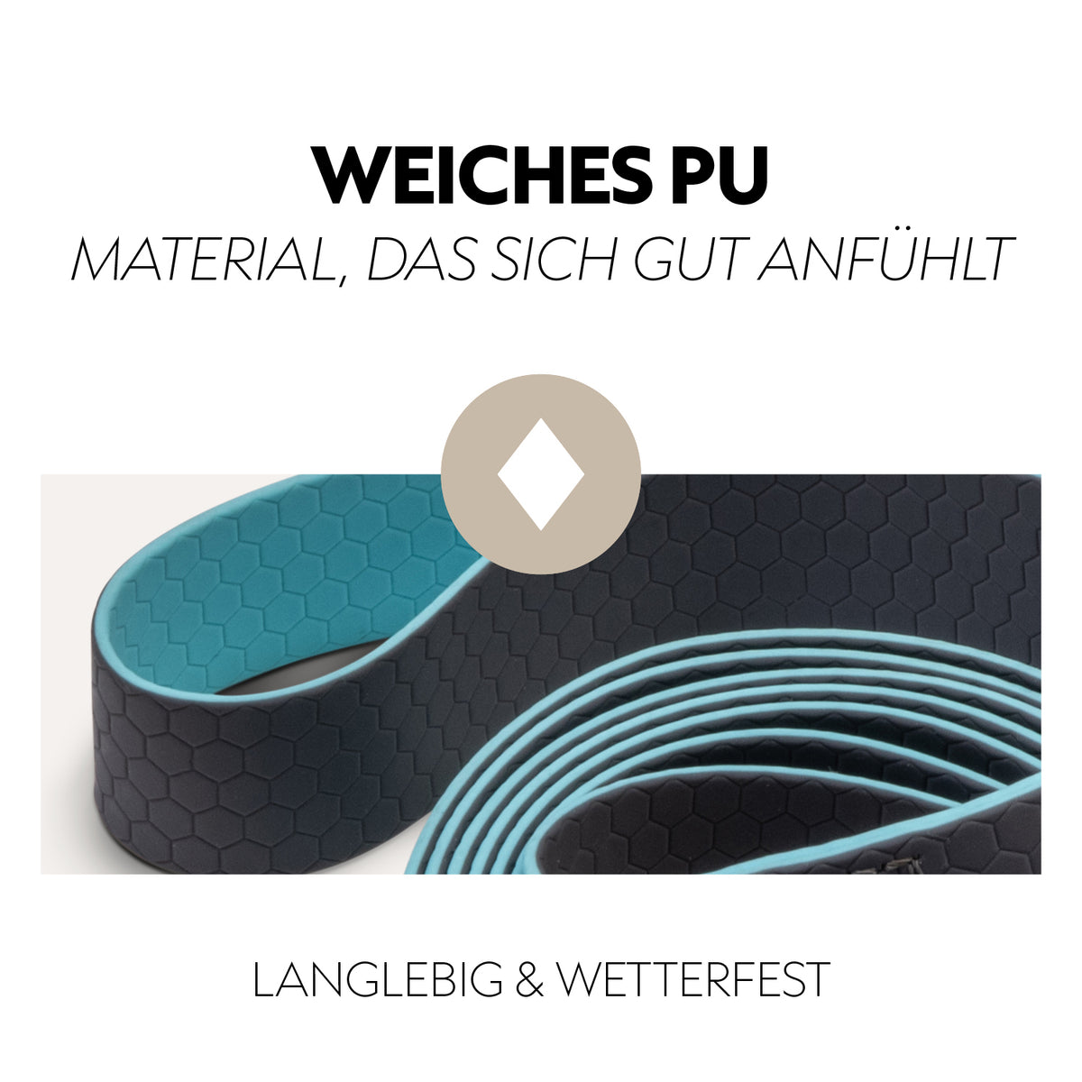 VeganFlex™ Halfter mit Strick