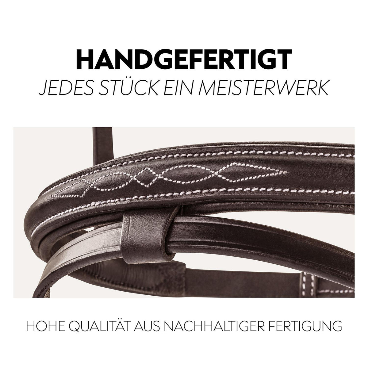 English combined bridle "London" with reins