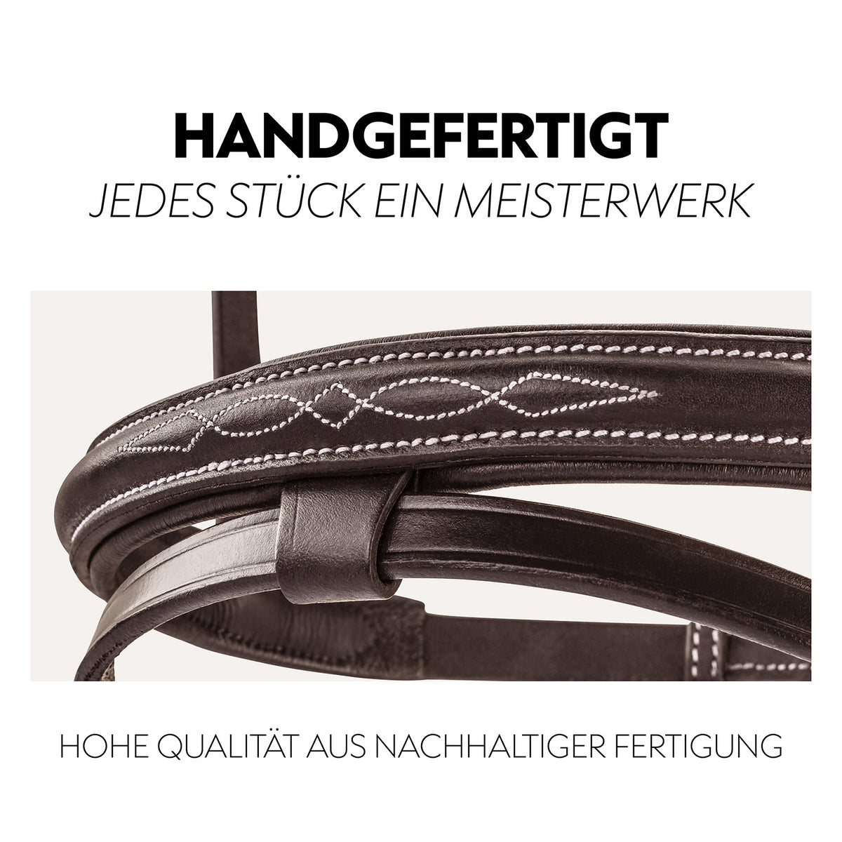 English combined bridle "London" with reins