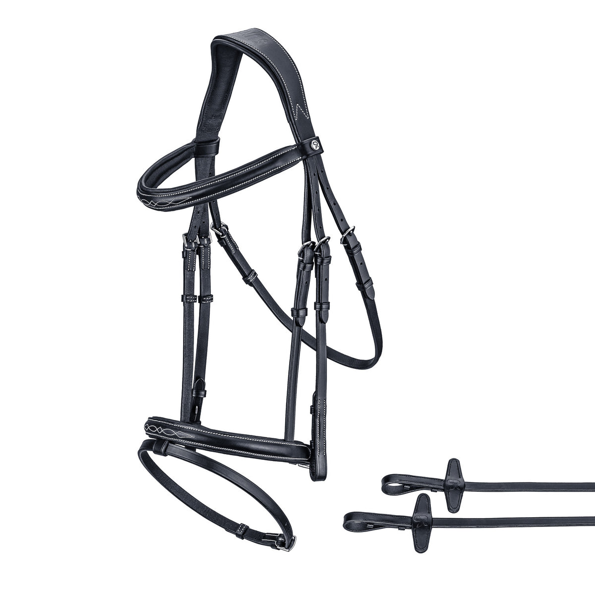English combined bridle "London" with reins