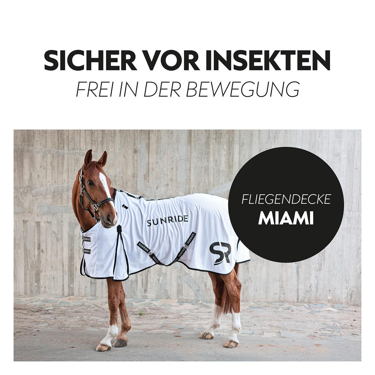Fliegendecke mit abnehmbarem Halsteil "Miami"