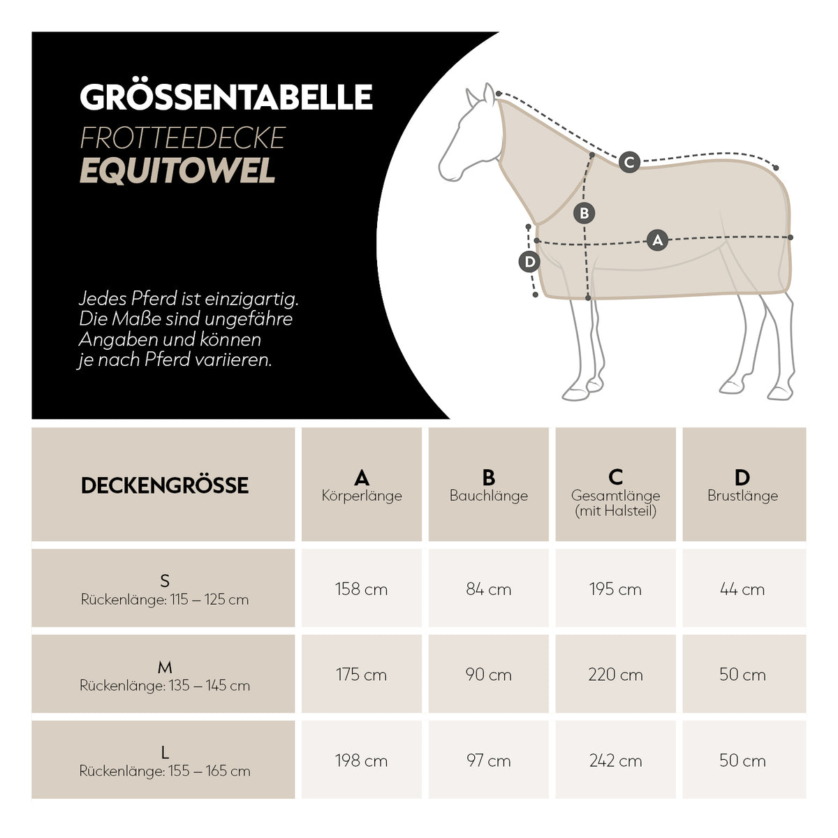 Absorbent terry cloth blanket “EquiTowel”