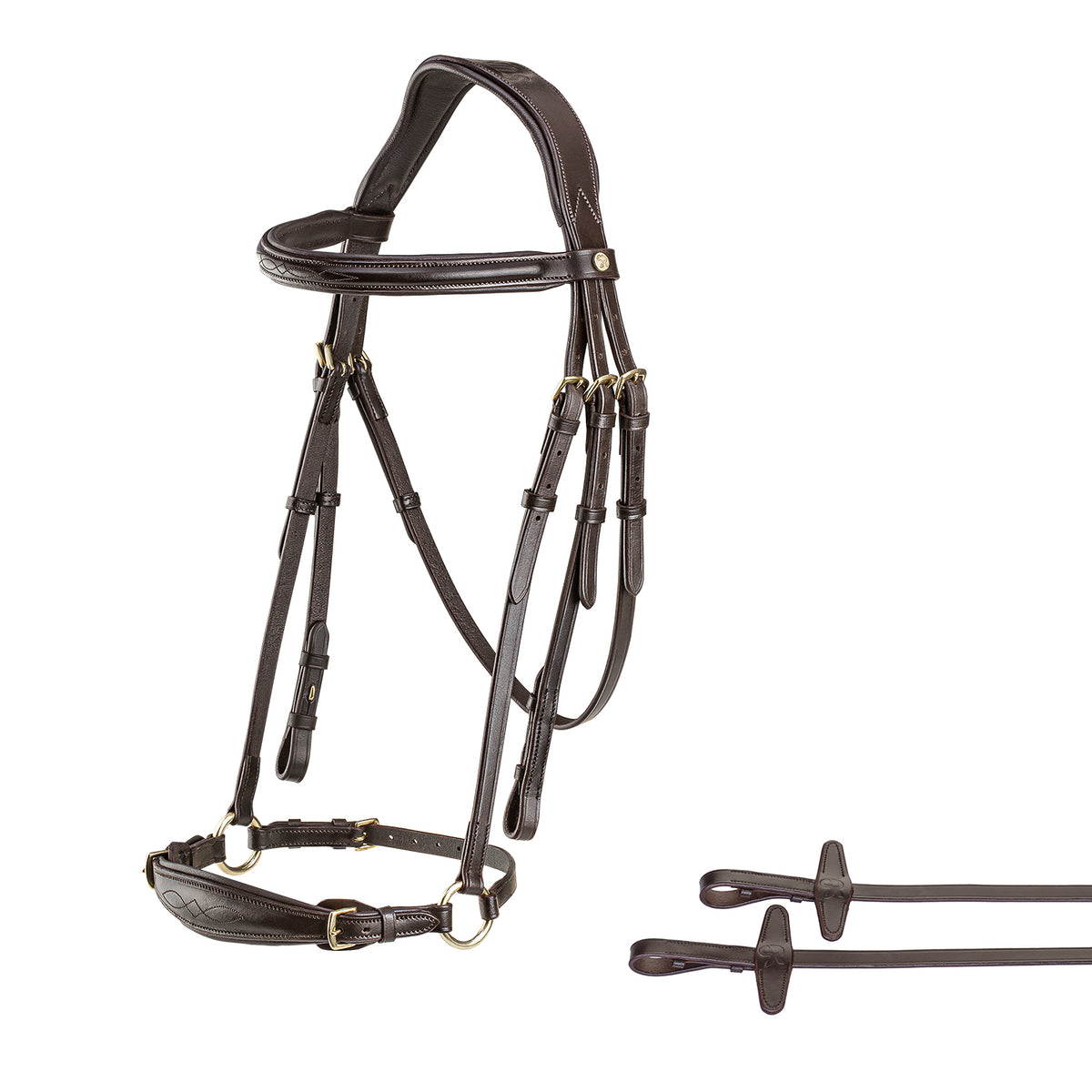 Hanoverian bridle "Hannover" with reins