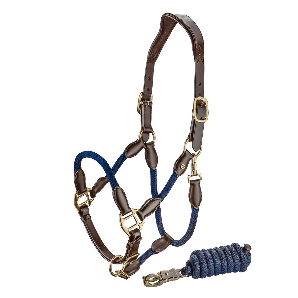 Leather Halter with rope "Denver"