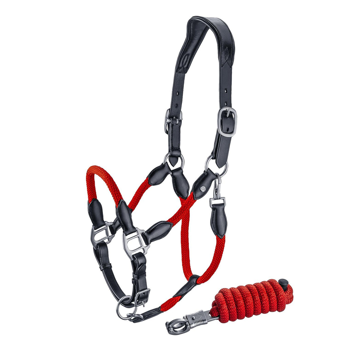 Leather Halter with rope "Denver"