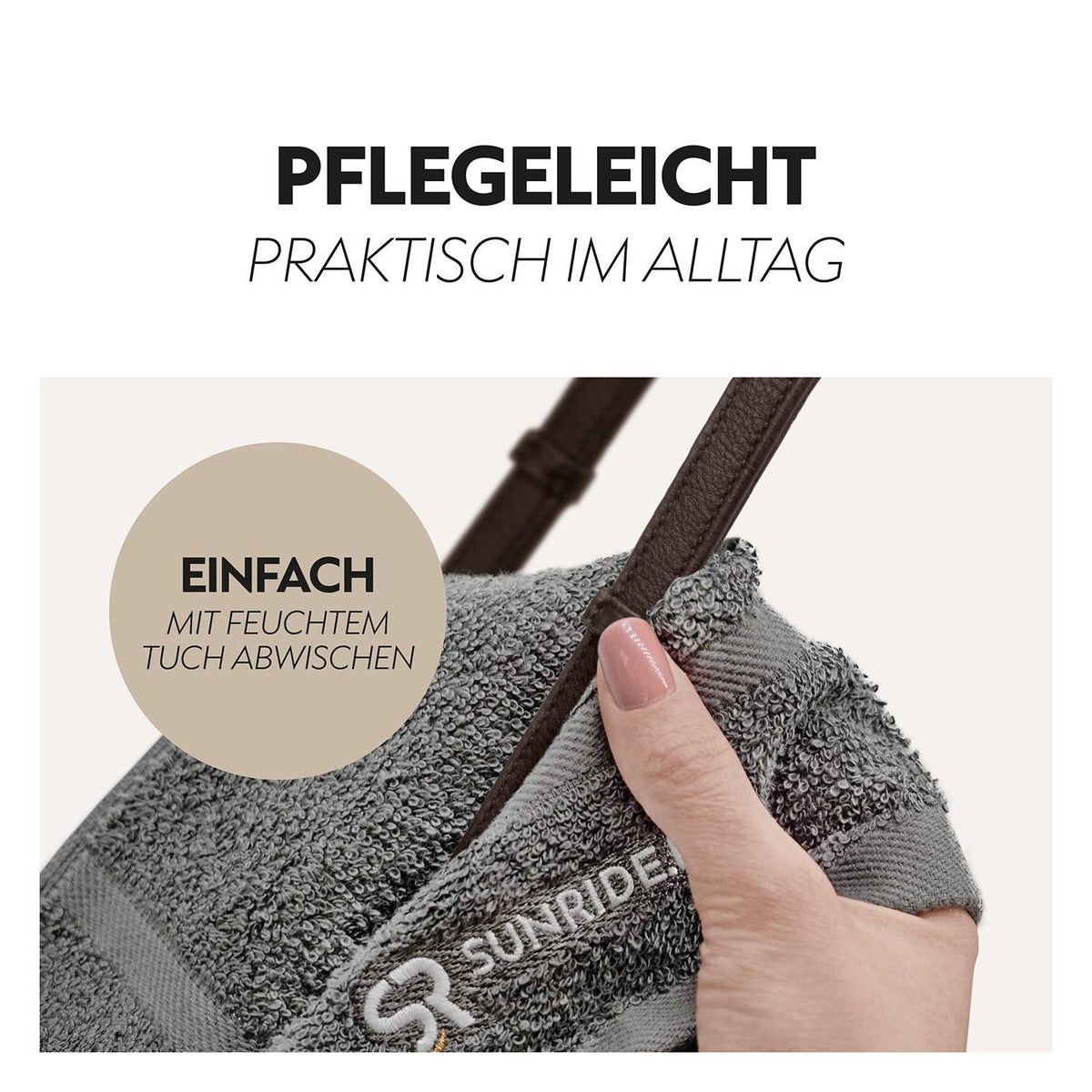 Safety rubber reins with magnet "NoPanic"