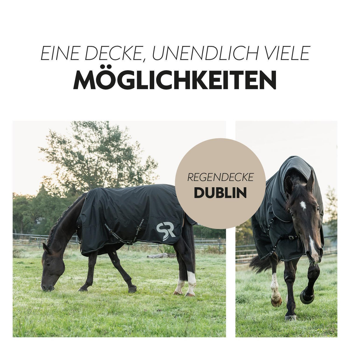 Regendecke 50g mit Unterdecke 150g "Dublin-System"