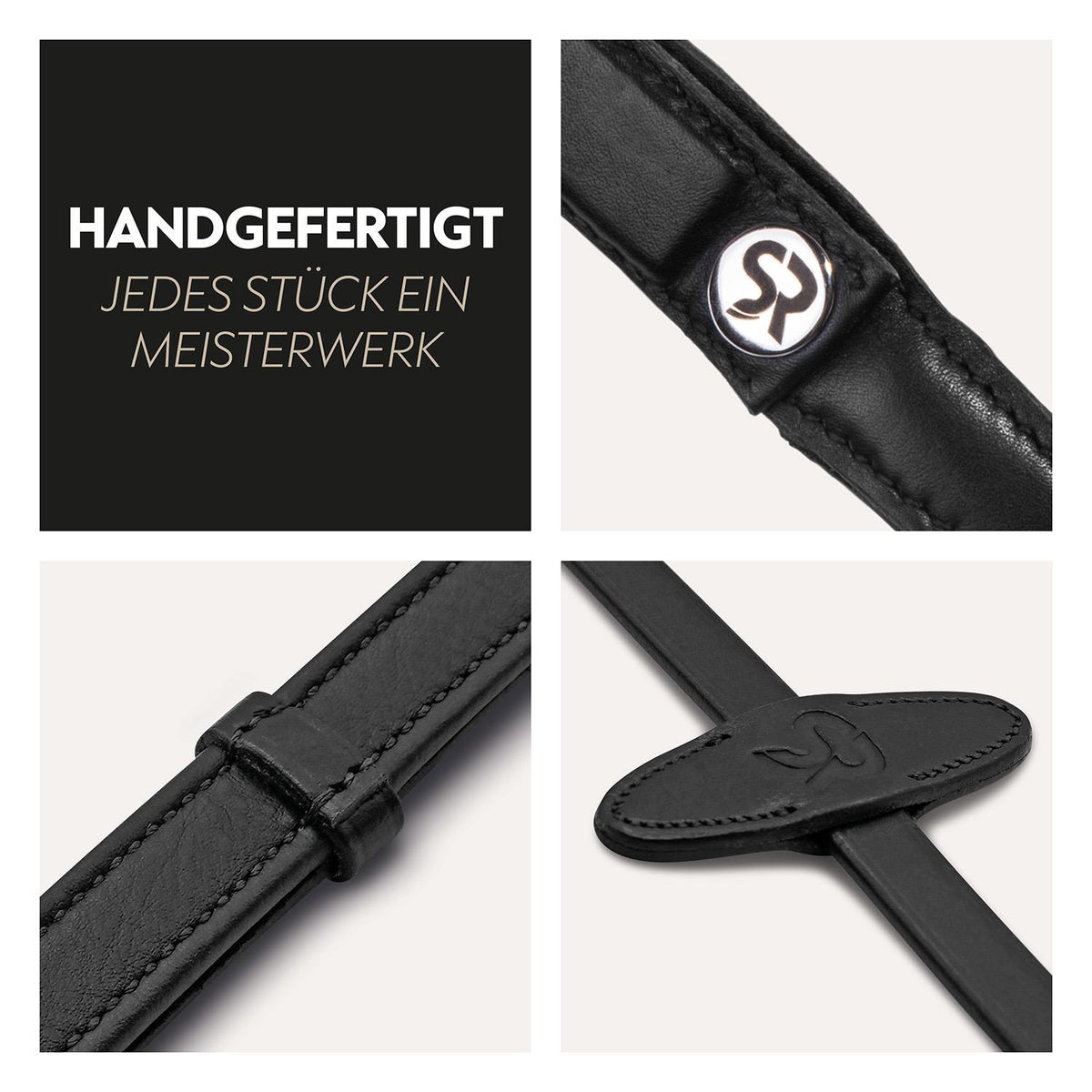 Safety rubber reins with magnet "NoPanic"