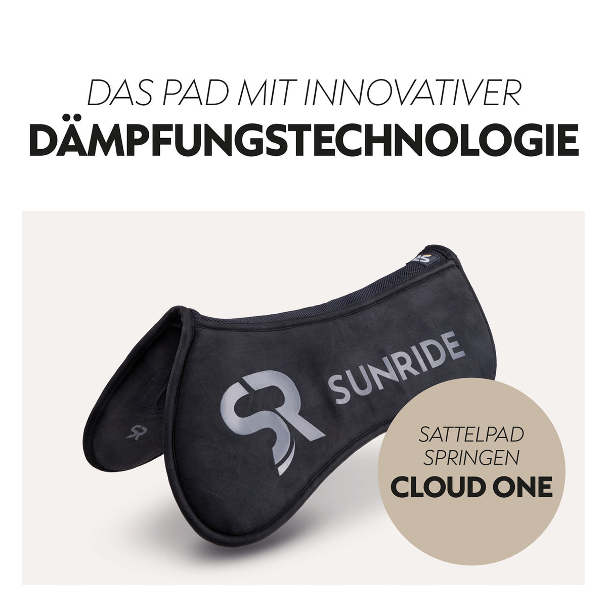 Saddle half pad jumping "Cloud One"