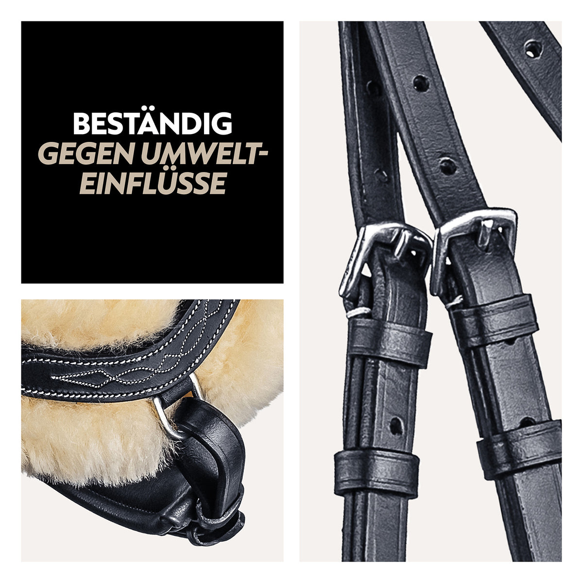 Swedish bridle "Oxford" with reins