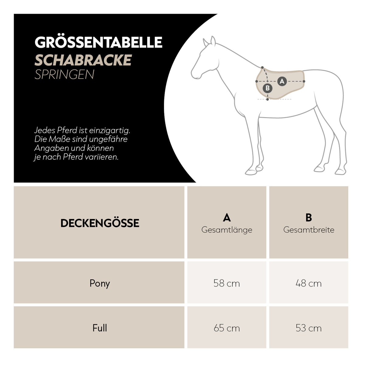 Springschabracke "Exclusive Line"