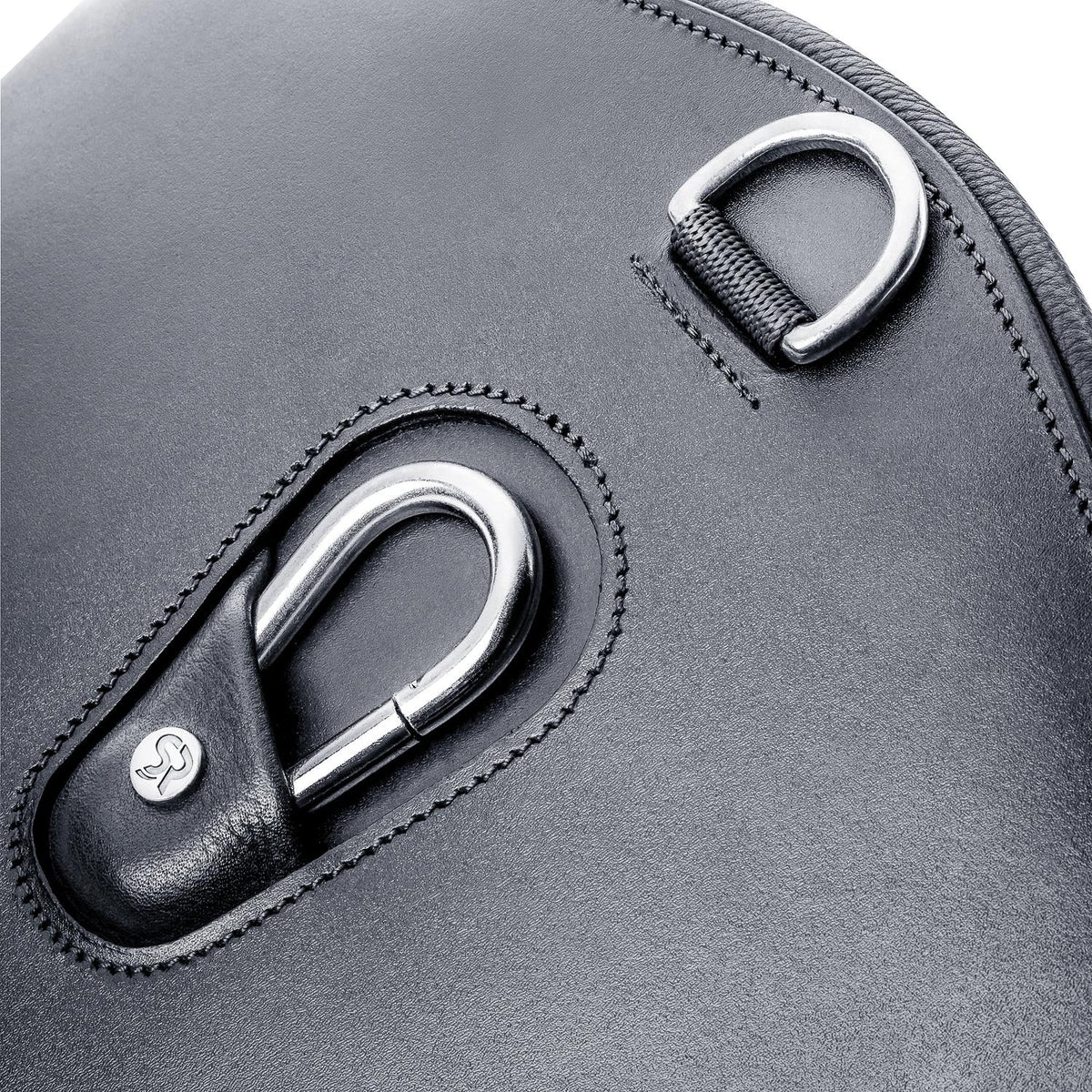 Leather Studguard Girth "Hickstead"