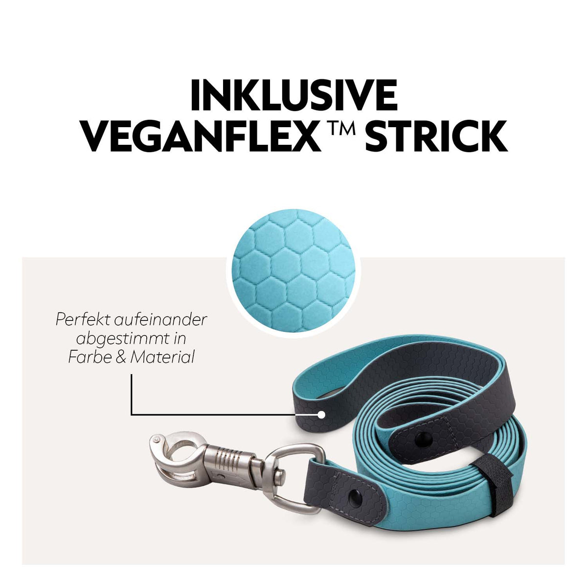 VeganFlex™ Halfter mit Strick