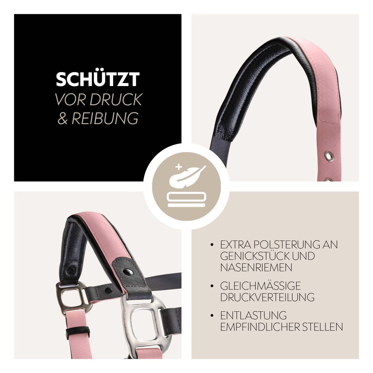 VeganFlex™ Halfter mit Strick