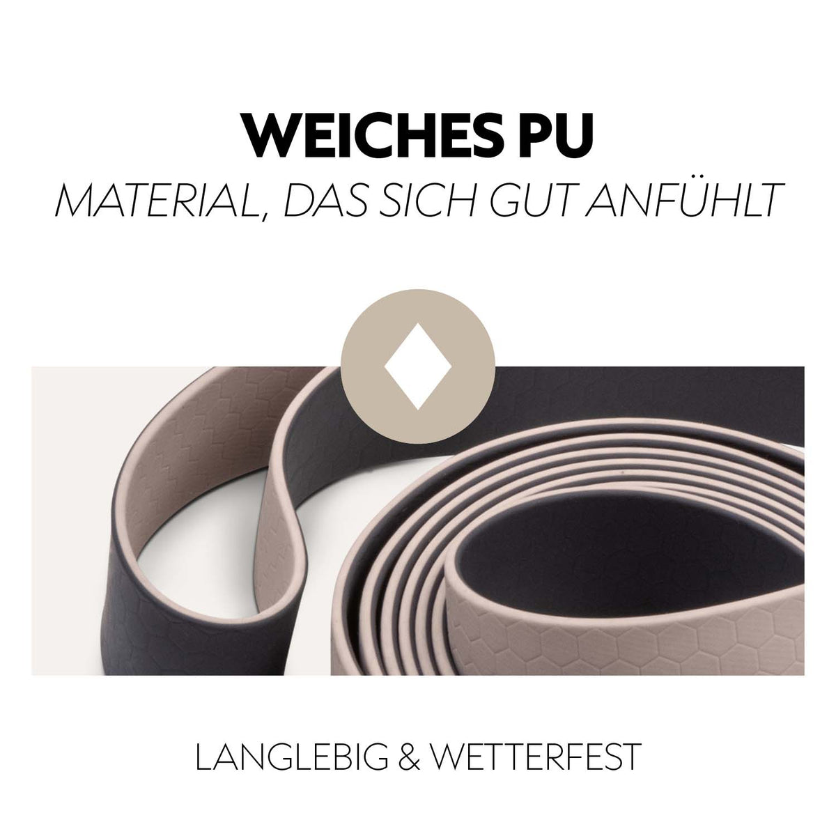 VeganFlex™ Halfter mit Strick