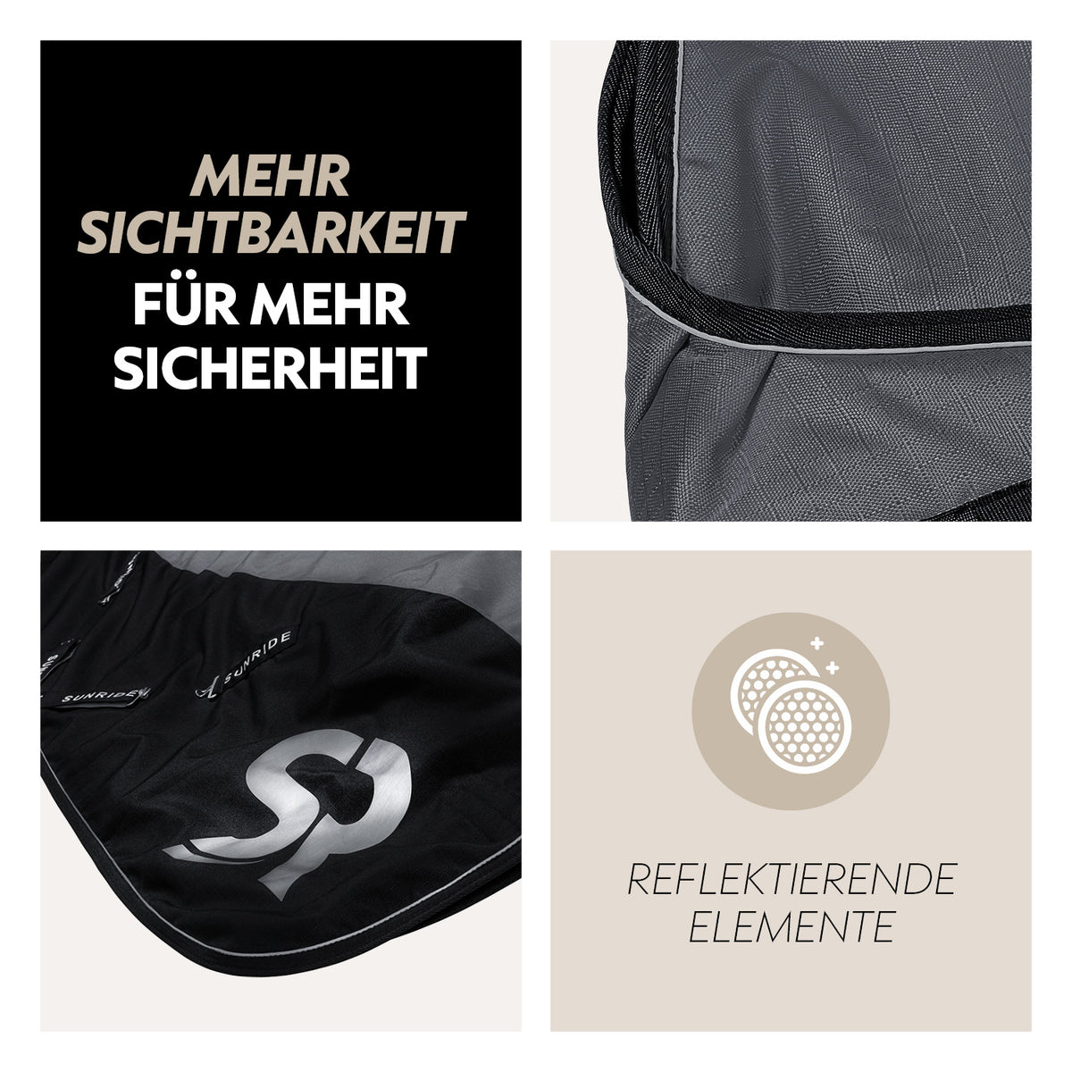 Regendecke 50g "Dublin" und Winterdecke 250g "Helsinki"