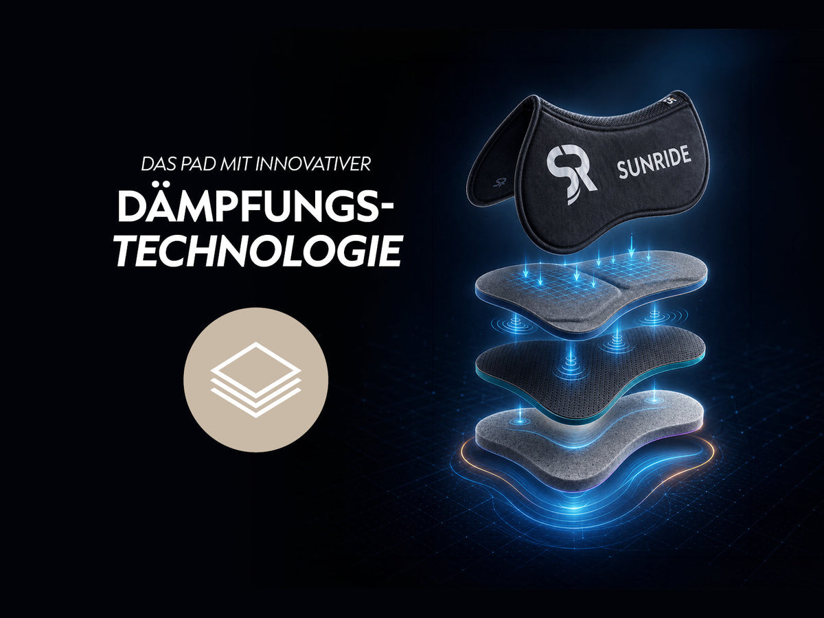 Cloud One Sattelpad, 3D-Zonen-Technologie für spürbare Rückenentlastung