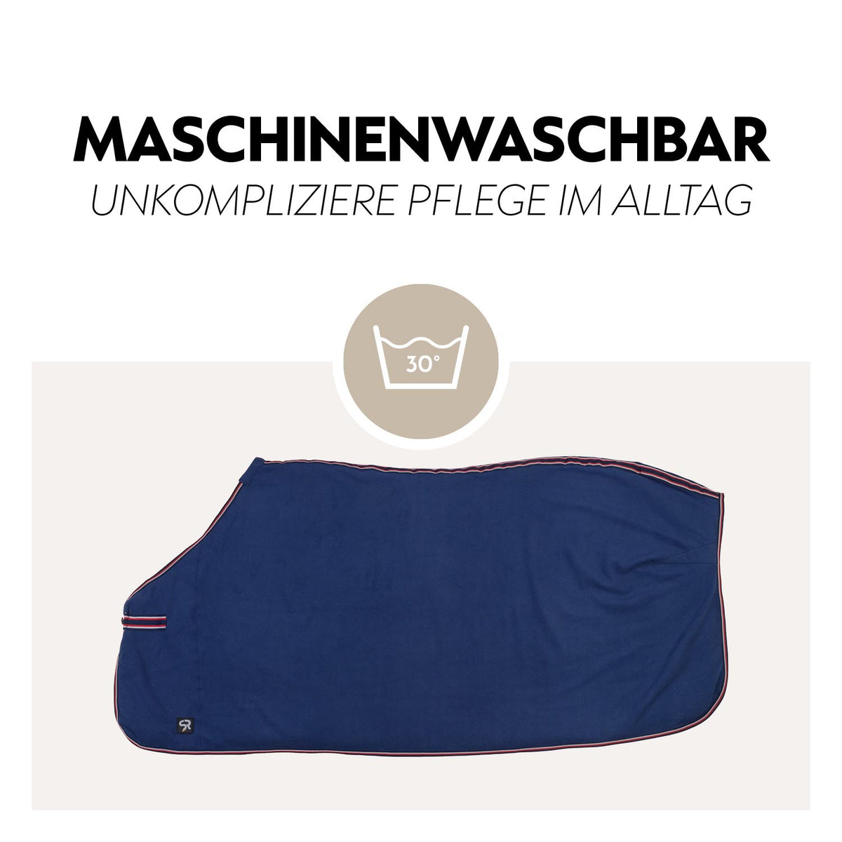 Fleece Abschwitzdecke "Color Drop"