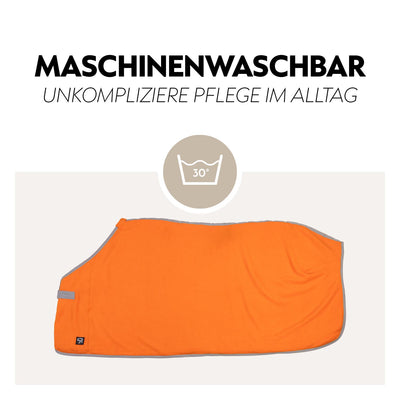 Fleece Abschwitzdecke "Color Drop"