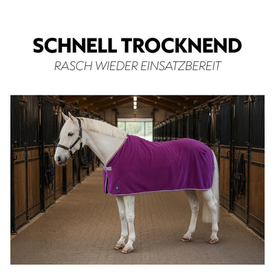 Fleece Abschwitzdecke "Color Drop"