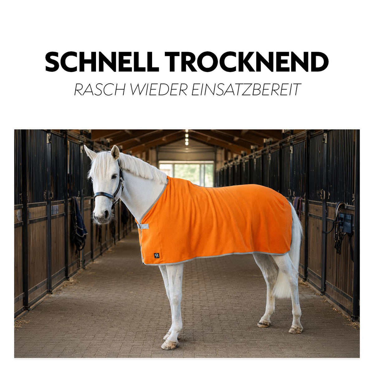 Fleece Abschwitzdecke "Color Drop"
