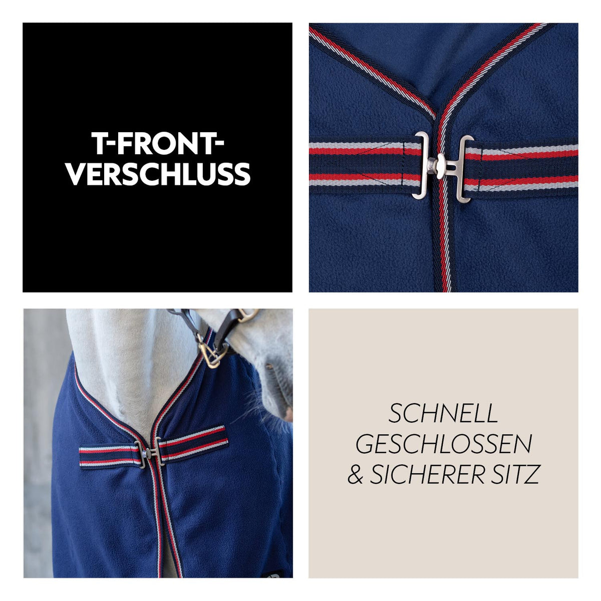 Fleece Abschwitzdecke "Color Drop"