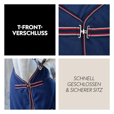 Fleece Abschwitzdecke "Color Drop"