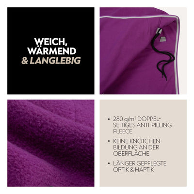 Fleece Abschwitzdecke "Color Drop"