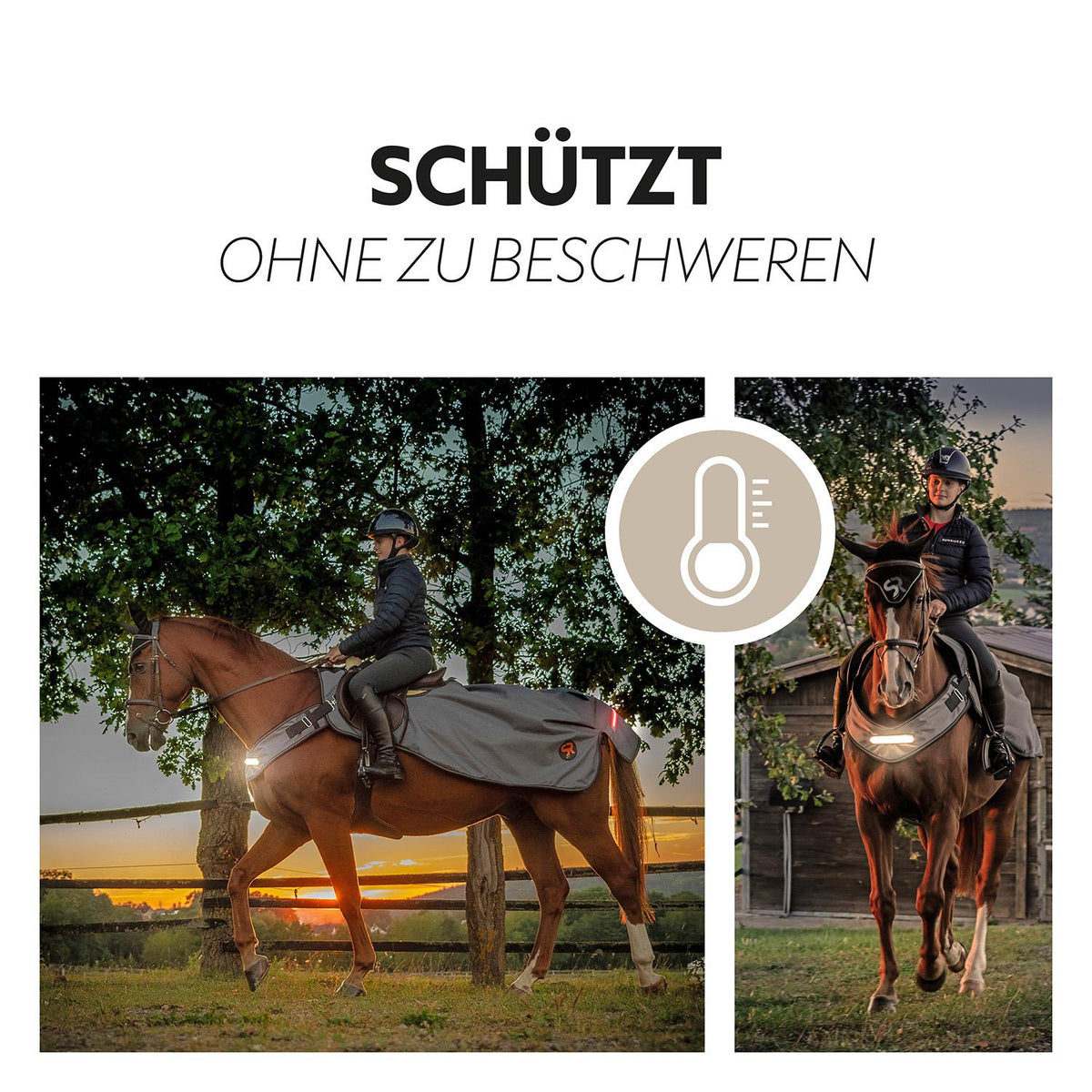 Wasserdichte LED-Ausreitdecke 0g "New York" (1200D)