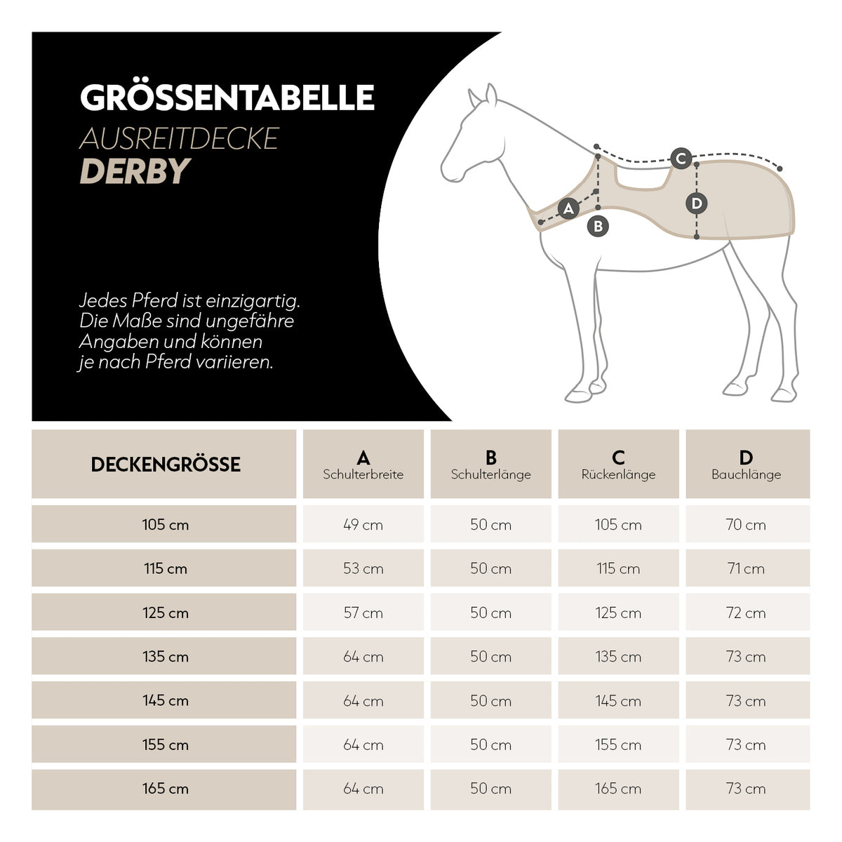 Exercise Sheet / Walking Rug 0g "Derby" (600D)