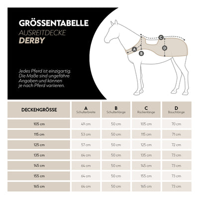 Exercise Sheet / Walking Rug 0g "Derby" (600D)