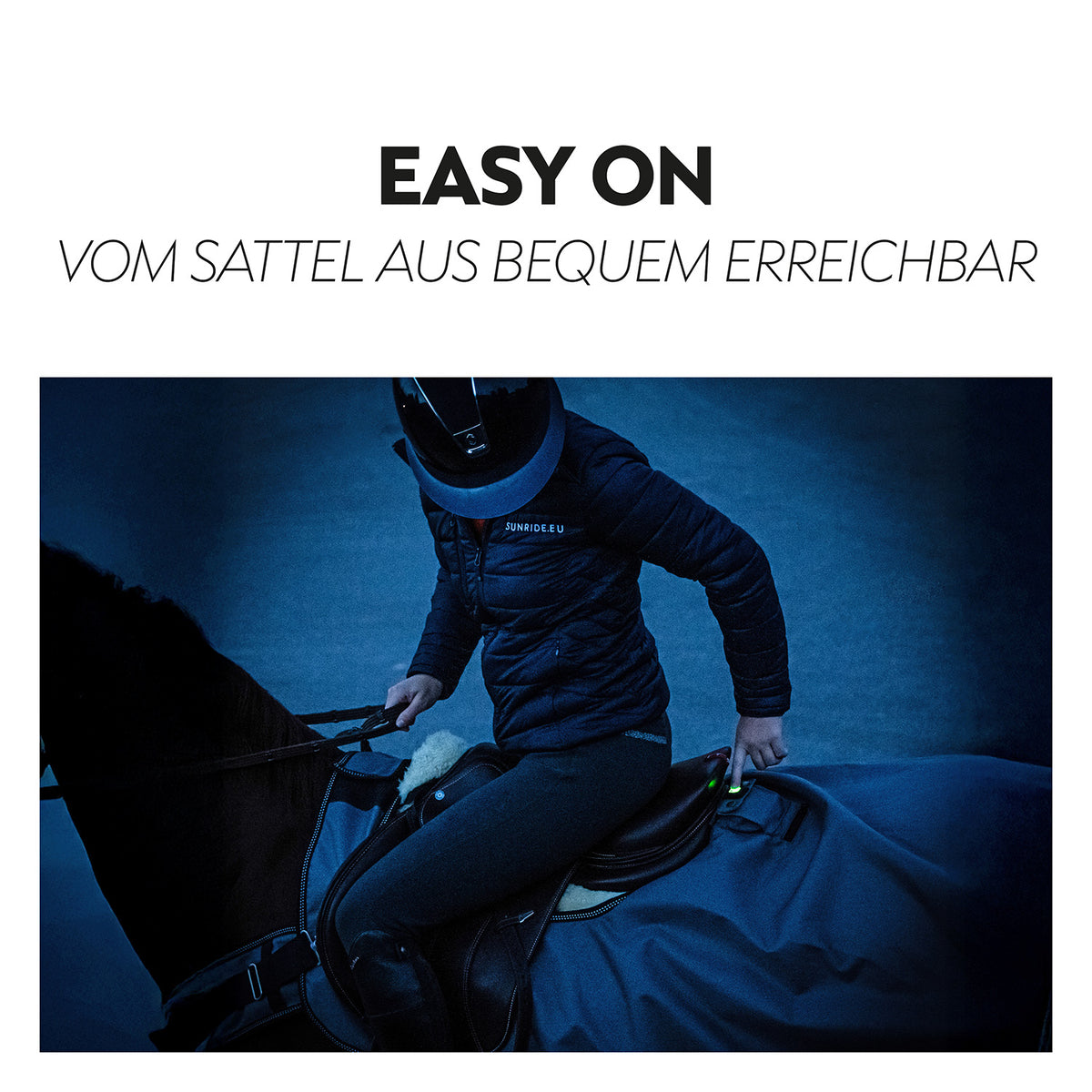 Waterproof LED riding rug 0g “New York” (1200D)