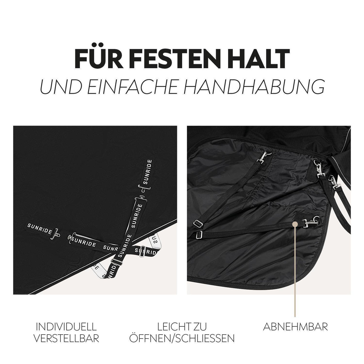 Regendecke 50g mit Unterdecke 150g "Dublin-System"