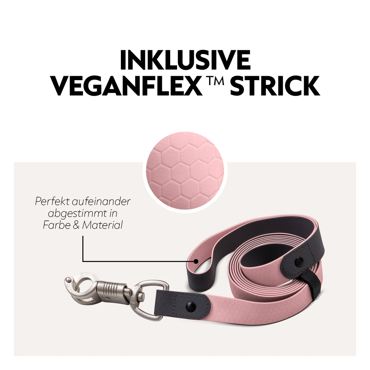 VeganFlex™ Halfter mit Strick