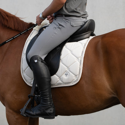 Dressage saddle pad with ear net "Wellington"