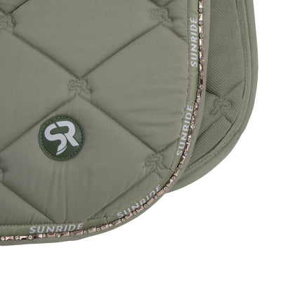 Dressage saddle pad with ear net "Wellington"