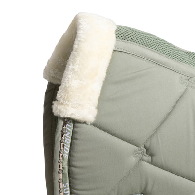 Dressage saddle pad with ear net "Wellington"