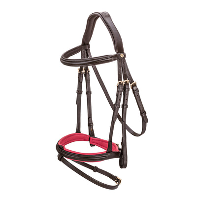 English combined bridle "Hawaii" with reins