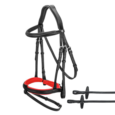 English combined bridle "Hawaii" with reins