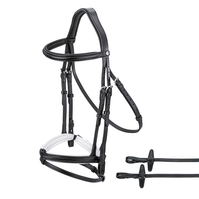 English combined bridle "Hawaii" with reins