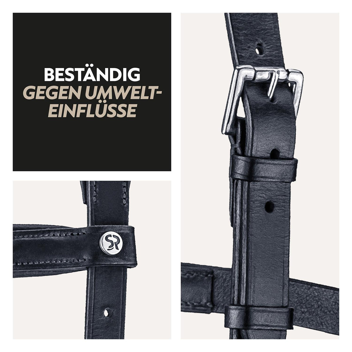 English combined bridle "York" with reins