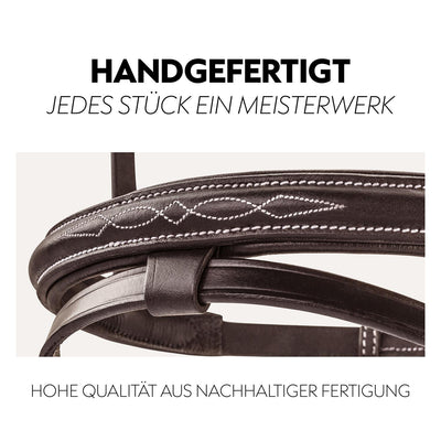 English combined bridle "London" with reins