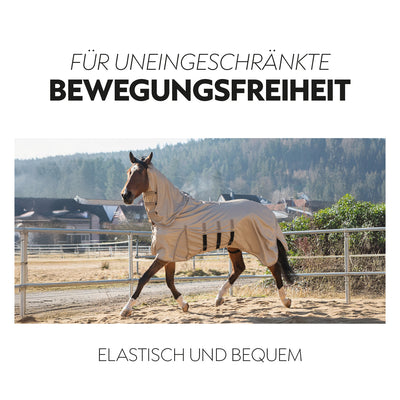 Fly rug “Kuba” with integrated neck and belly protection