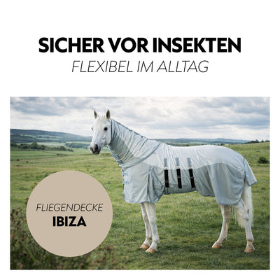 Fly rug with detachable neck section “Ibiza”