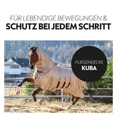 Fly rug “Kuba” with integrated neck and belly protection